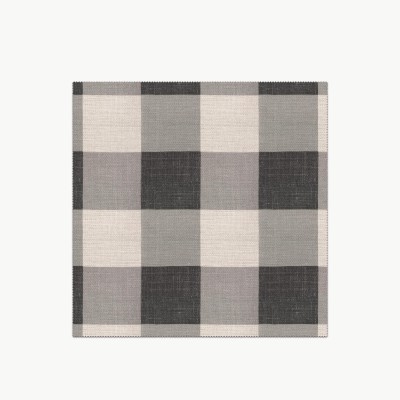 Altea Footstool Pouf with Lands Fabric  - 10