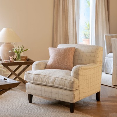 Birmingham Armchair with Cortona fabric NZ  - 77