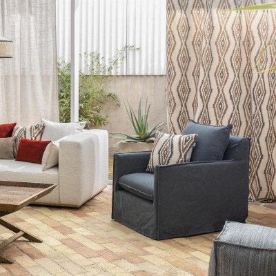 Begur Armchair with Bimbo fabric  - 78
