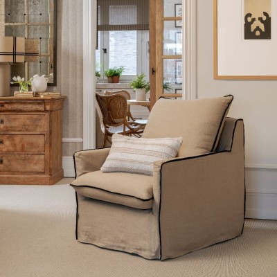 Begur NZ Armchair with Kubu fabric  - 92