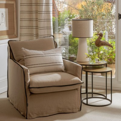 Begur NZ Armchair with Kubu fabric  - 94