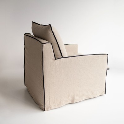 Begur NZ Armchair with Kubu fabric  - 96