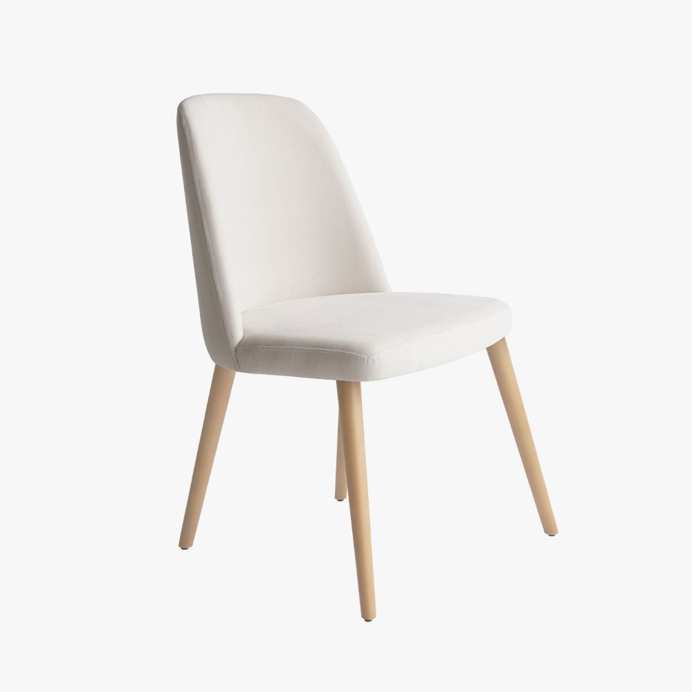 Tibet Chair with Natural Bimbo fabric  - 28