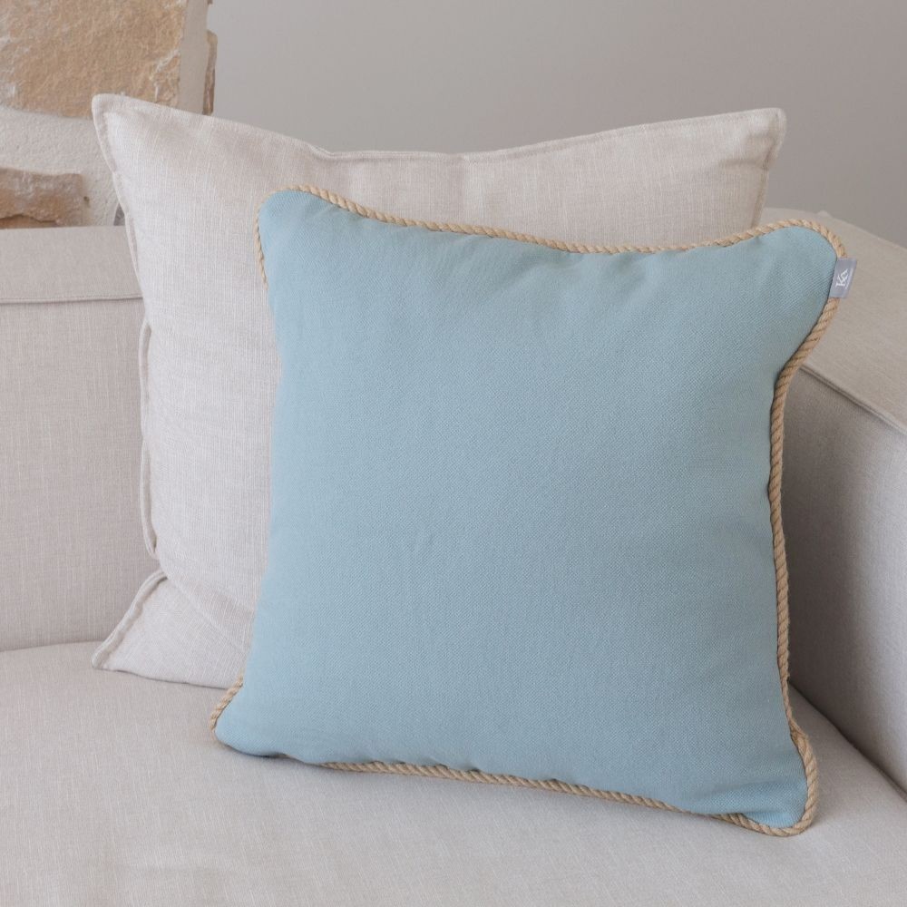 Bermeo Cushion Cover Set with Raffia Cord Piping  - 6