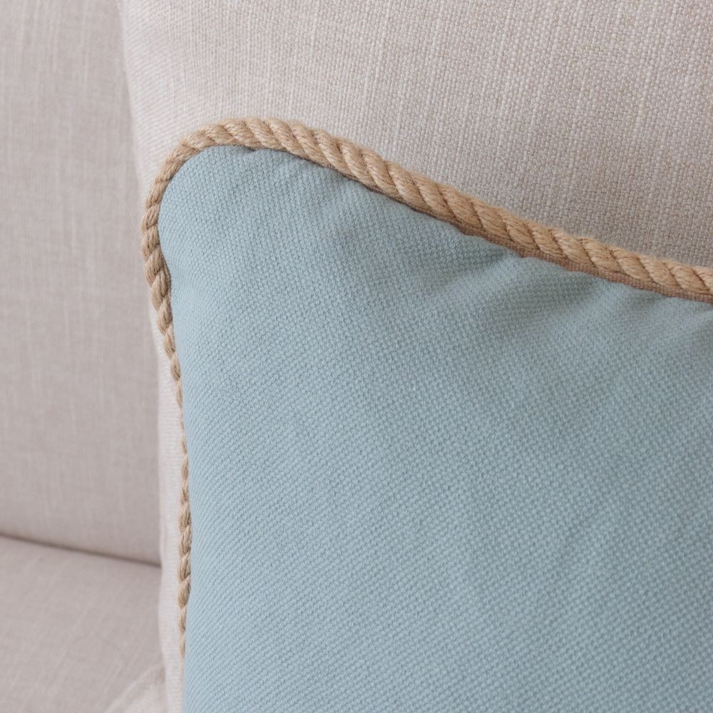 Bermeo Cushion Cover Set with Raffia Cord Piping  - 7