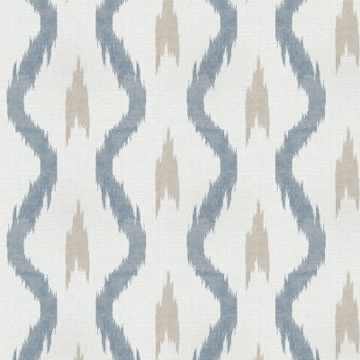 Papel pintado Algorta azul  - 7