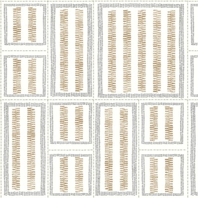 Papel pintado Canvas mostaza  - 9