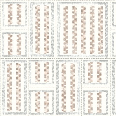 Papel pintado Canvas terracota  - 9