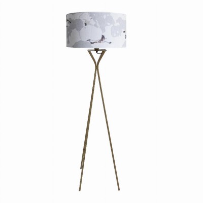 Base lámpara de pie Orquídea dorada  - 32