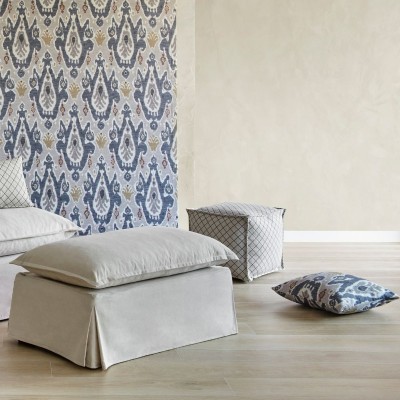 Barbate pouf with Bimbo fabric  - 102