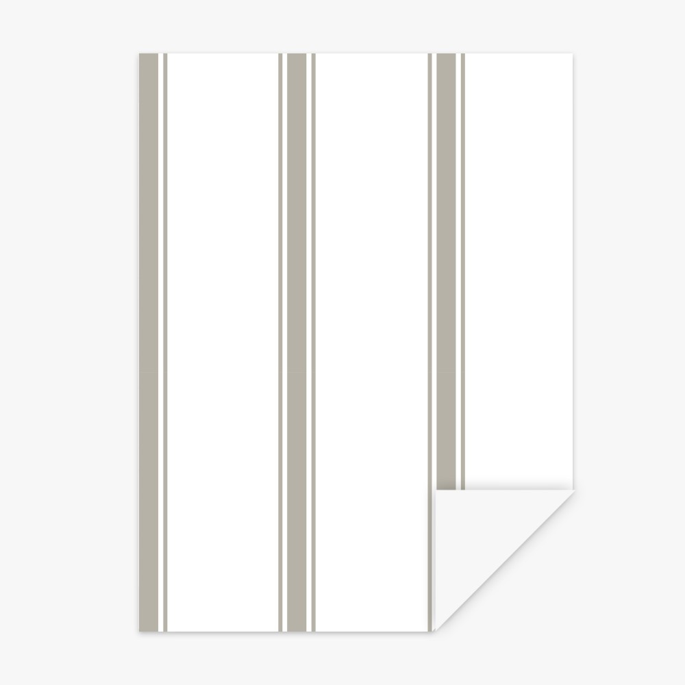 Muestra Papel pintado Raya Eneceta verde  - 1