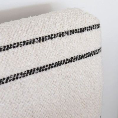 Silla Teolo con tela Dálmata y estructura de metal negra  - 25