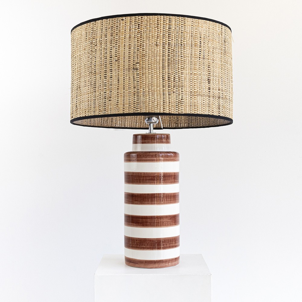 Terracotta table lamp base Fresia  - 97