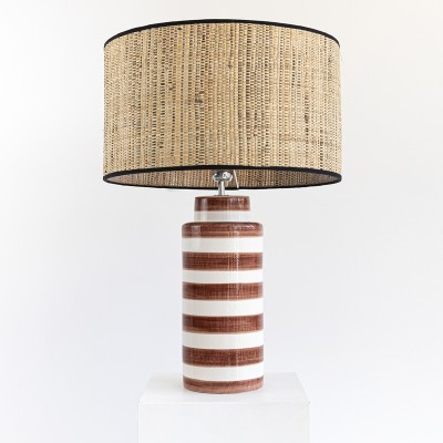 Terracotta table lamp base Fresia  - 97