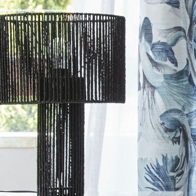Black Naga Cylindrical Lampshade  - 82