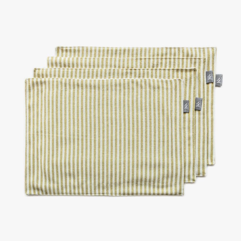 Pack 4 Mini Mustard Placemats  - 116
