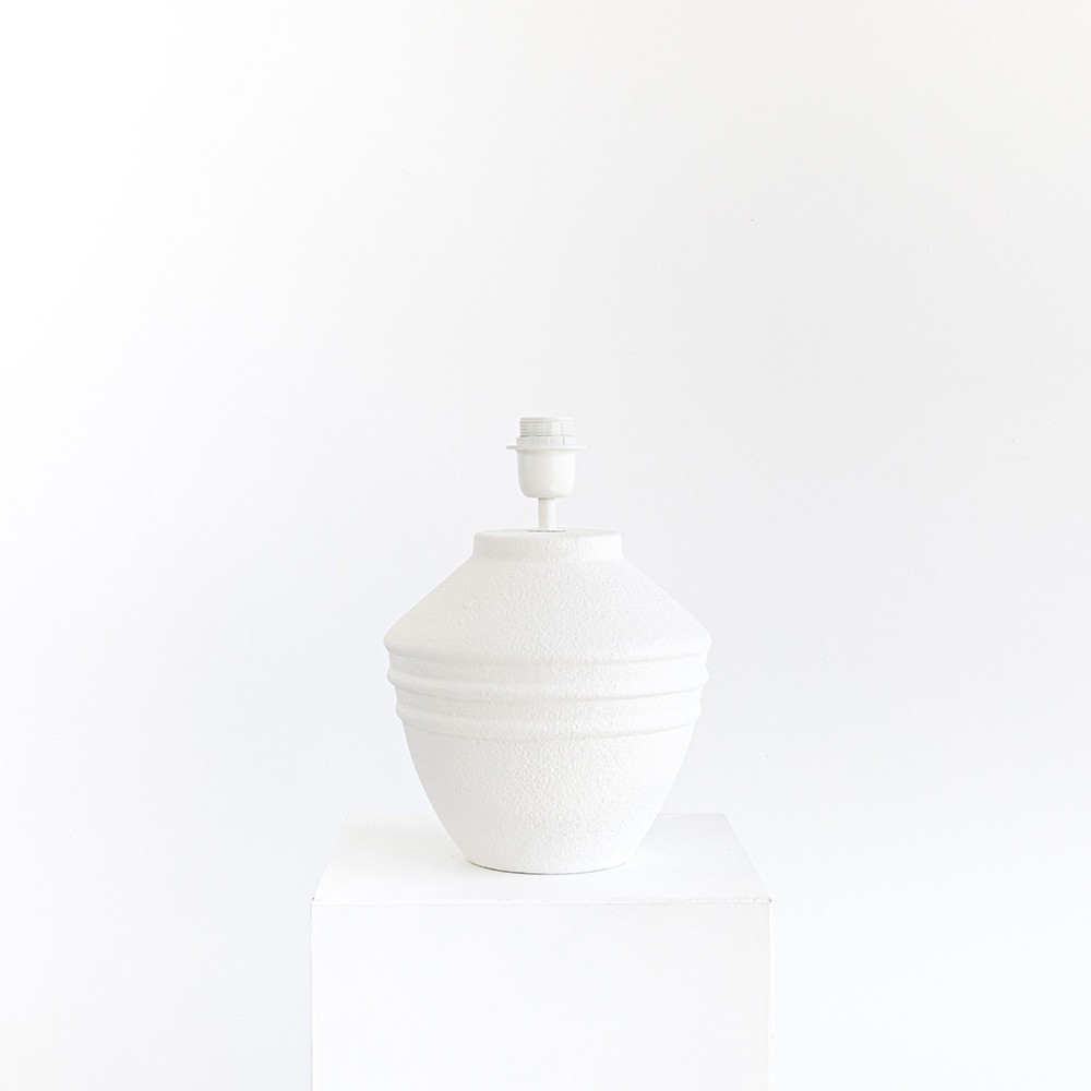White Grosella lamp table base  - 96
