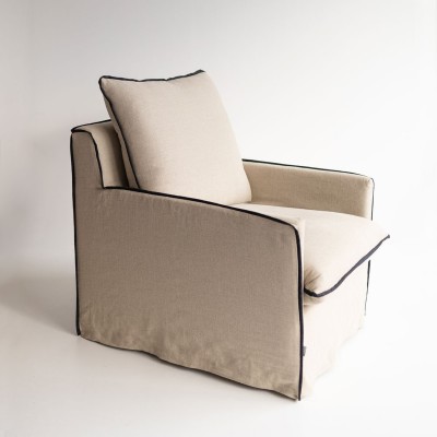 Begur NZ Armchair with Kubu fabric  - 93