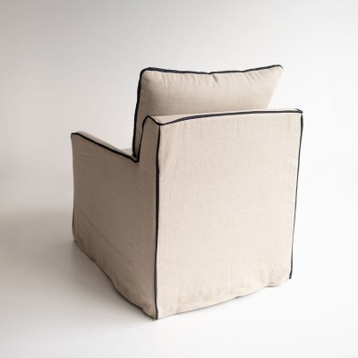 Begur NZ Armchair with Kubu fabric  - 97