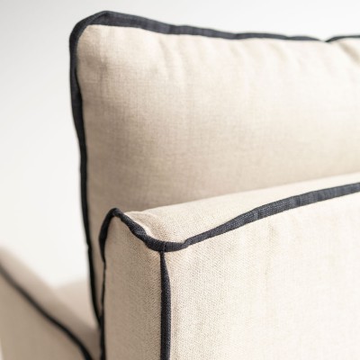 Begur NZ Armchair with Kubu fabric  - 98