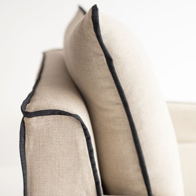 Begur NZ Armchair with Kubu fabric  - 99