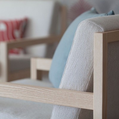 Bielsa Armchair with Trevi Spike fabric  - 160