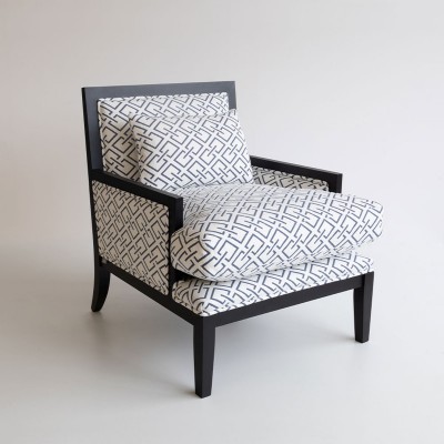 Brandon Armchair with Salone fabric  - 63