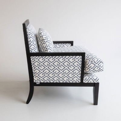 Brandon Armchair with Salone fabric  - 64