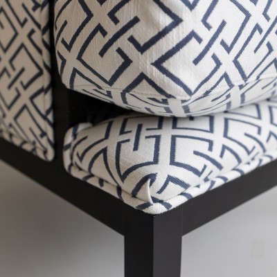 Brandon Armchair with Salone fabric  - 67