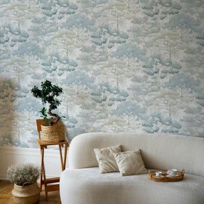 Light green Monet Soft wallpaper  - 31