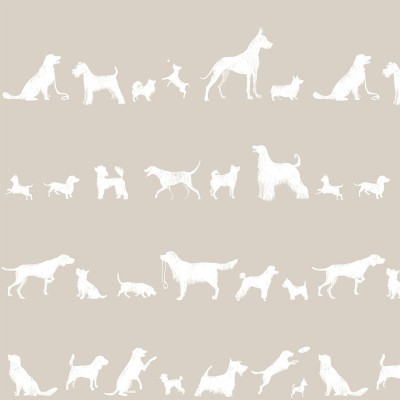 Animalia beige wallpaper  - 9