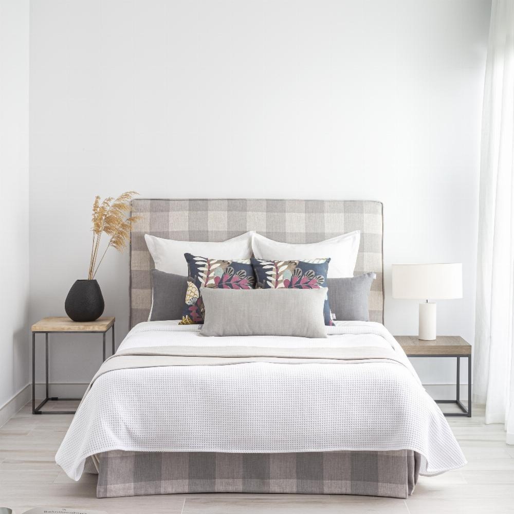 Calais headboard with Lands fabric  - 72