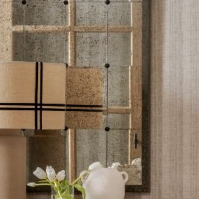 Sack Lampshade with black Ribbons NZ  - 54