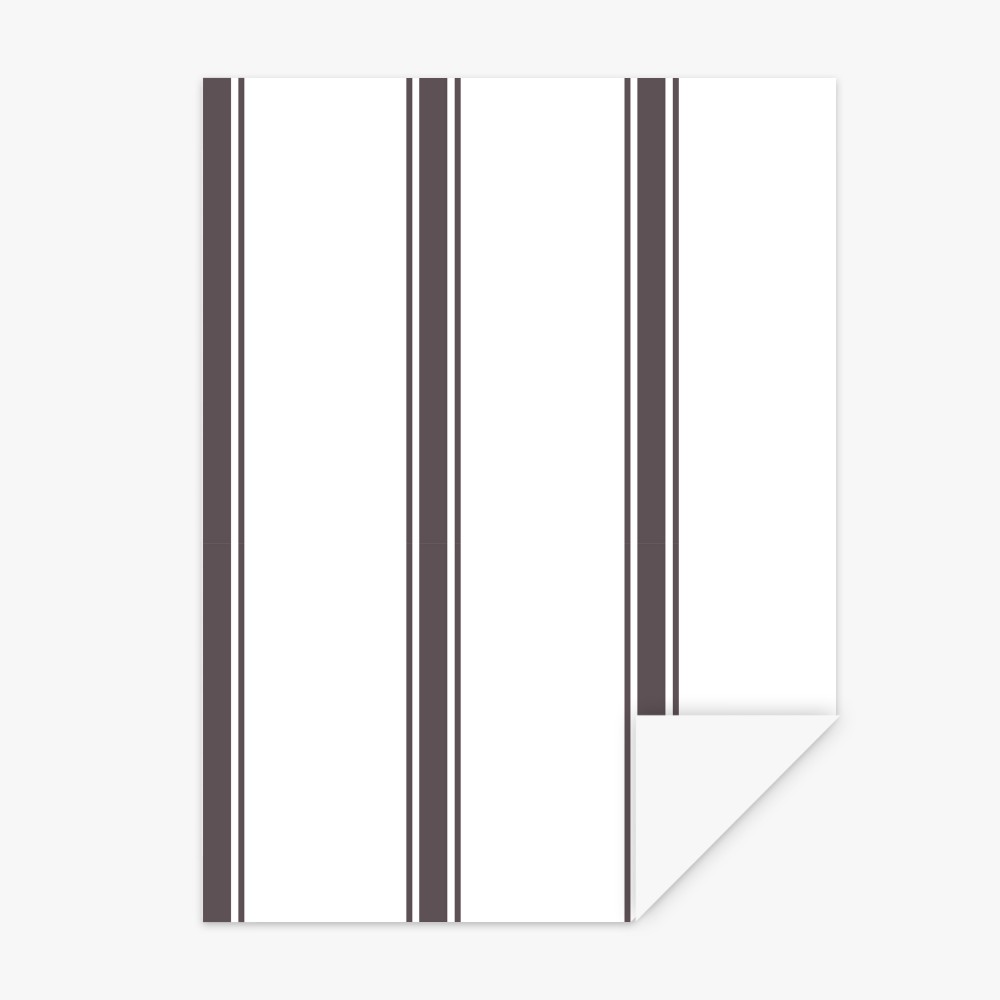 Graphite Eneceta Stripe wallpaper sample  - 1
