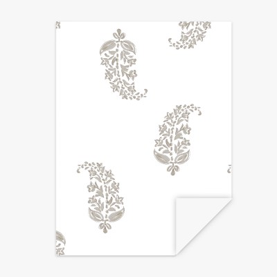 Muestra Papel pintado Elisabeth verde  - 1