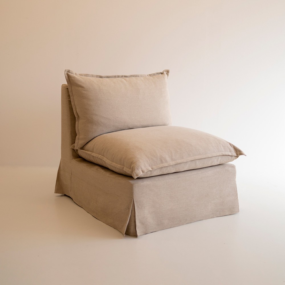 Barbate Armchair with Kubu NZ fabric  - 1