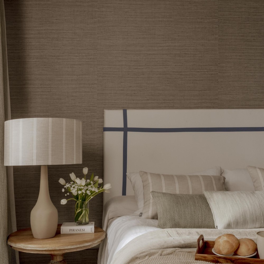 Carlota NZ off-white headboard with blue ribbon  - 26