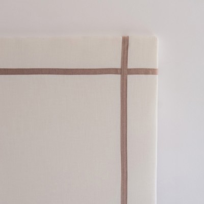 Carlota NZ off-white headboard with pink ribbon  - 30