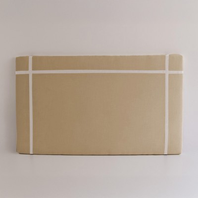 Carlota NZ linen headboard with off-white ribbon  - 29