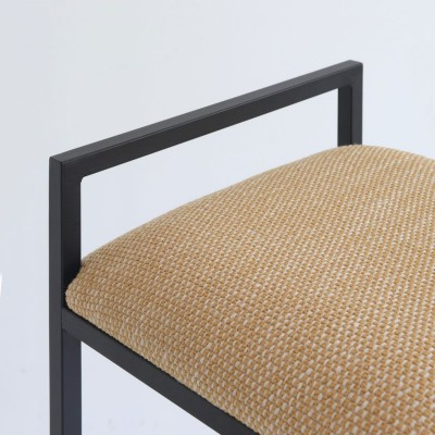 Togo stool with Serra fabric  - 20