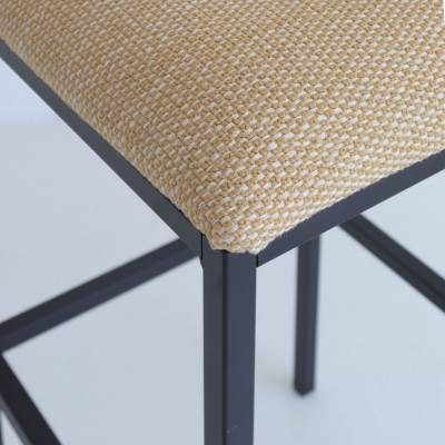 Togo stool with Serra fabric  - 21