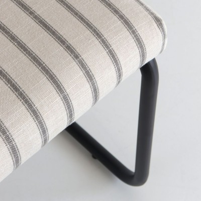 Teolo chair with Raya NZ arms and graphite metal frame  - 29
