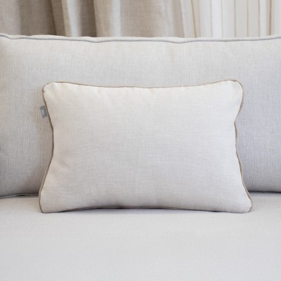 Talavera beige cushion cover with piping  - 18