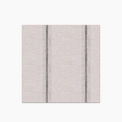 Funda cojín Maché grafito con vivo beige  - 38
