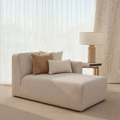 Chaise longue Sestri con tela Serra  - 1