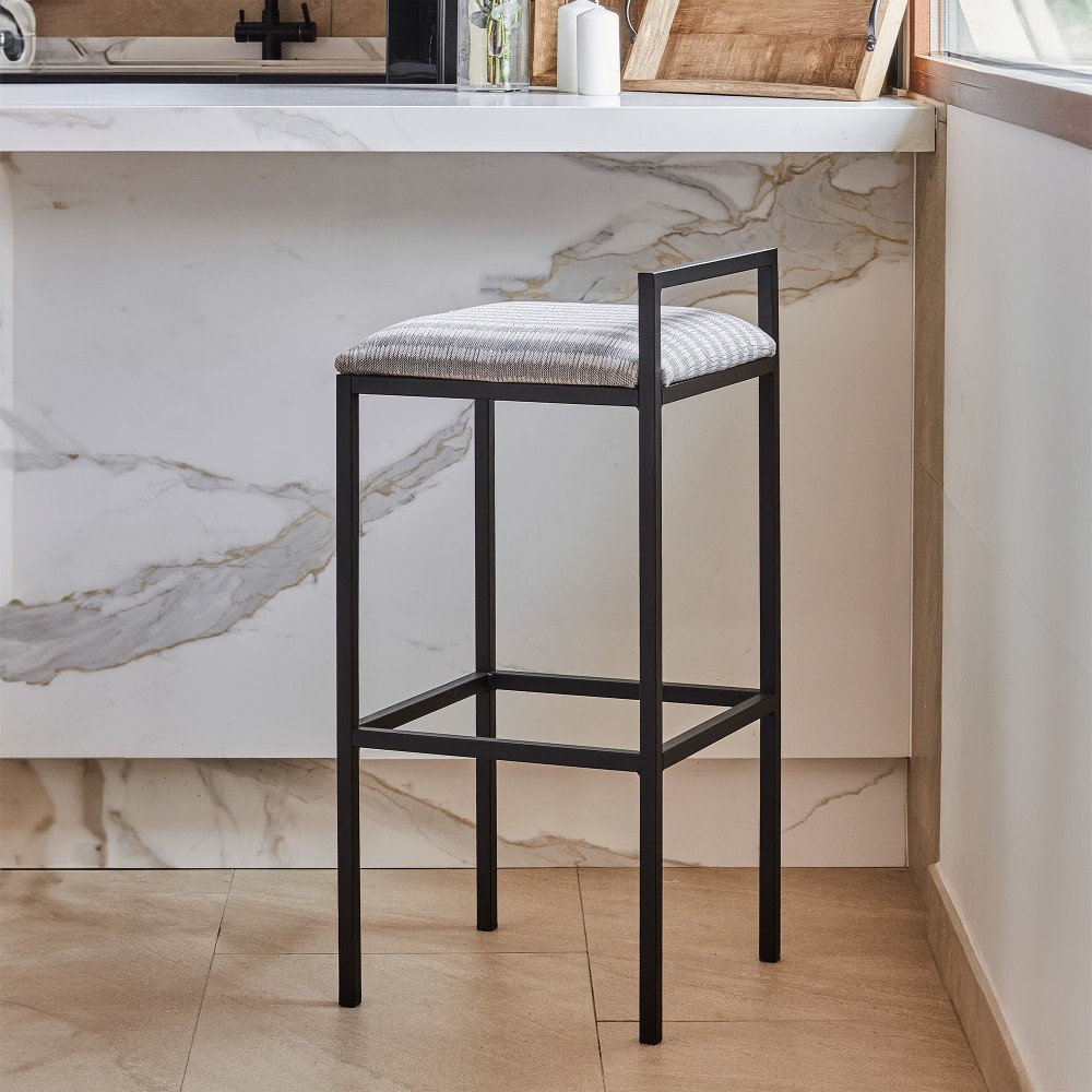 Togo stool with Leku fabric