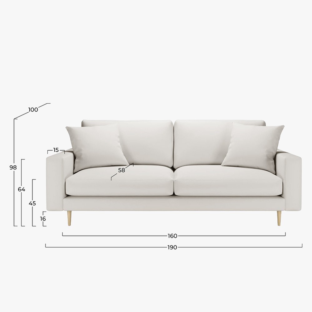 Silos sofa with Bimbo fabric  - 176