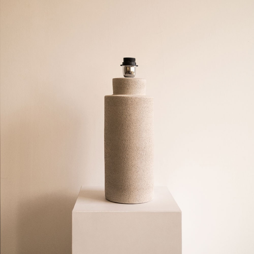 Churruca grey NZ lamp table base  - 48