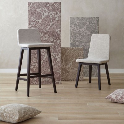 Tunez Stool with Burgos fabric  - 173