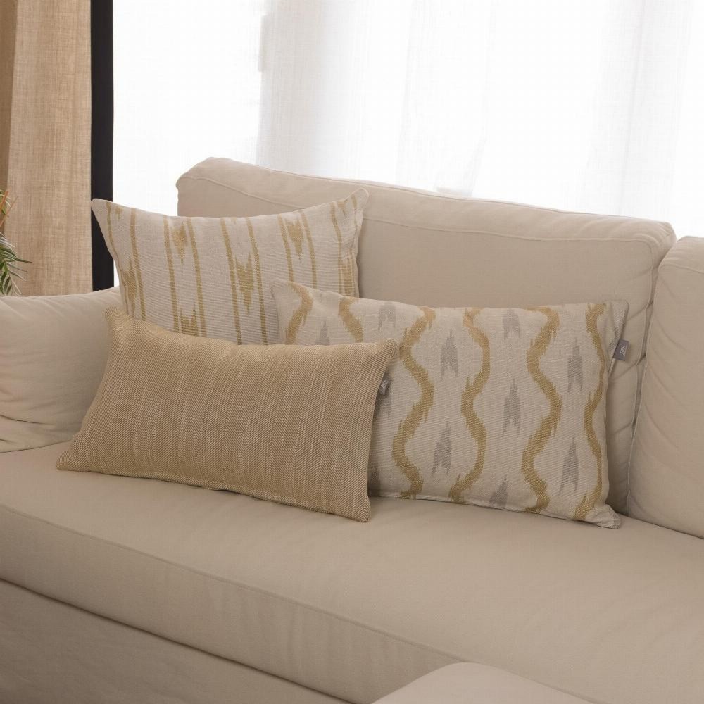 Pack Algorta mustard cushion covers  - 5